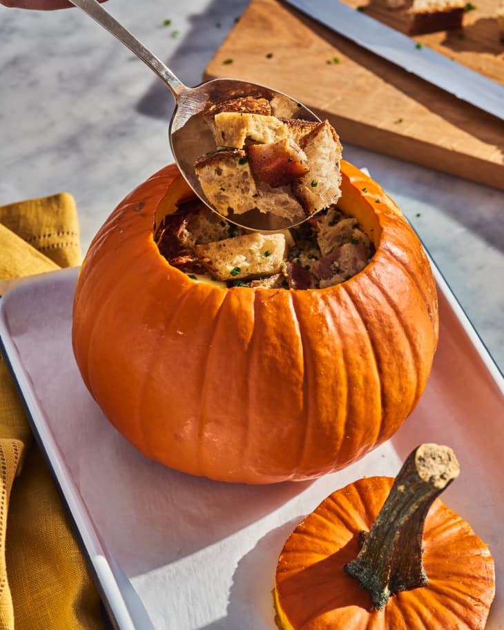Dorie Greenspan's Pumpkin Stuffed with Everything Good The Kitchn(02)